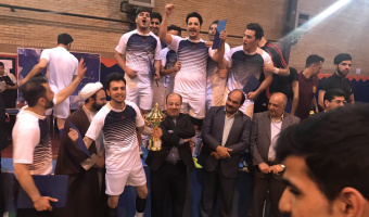 قهرمانی تیم فوتسال دانشکده در جشنواره هفته خوابگاه ها 
