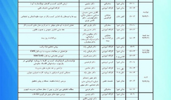 برنامه هفته پژوهش دانشکده مدیریت و حسابداری اعلام شد 